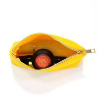 New Simple Women Large Canvas Makeup Bag Solid Color Canvas Make Up Pouch